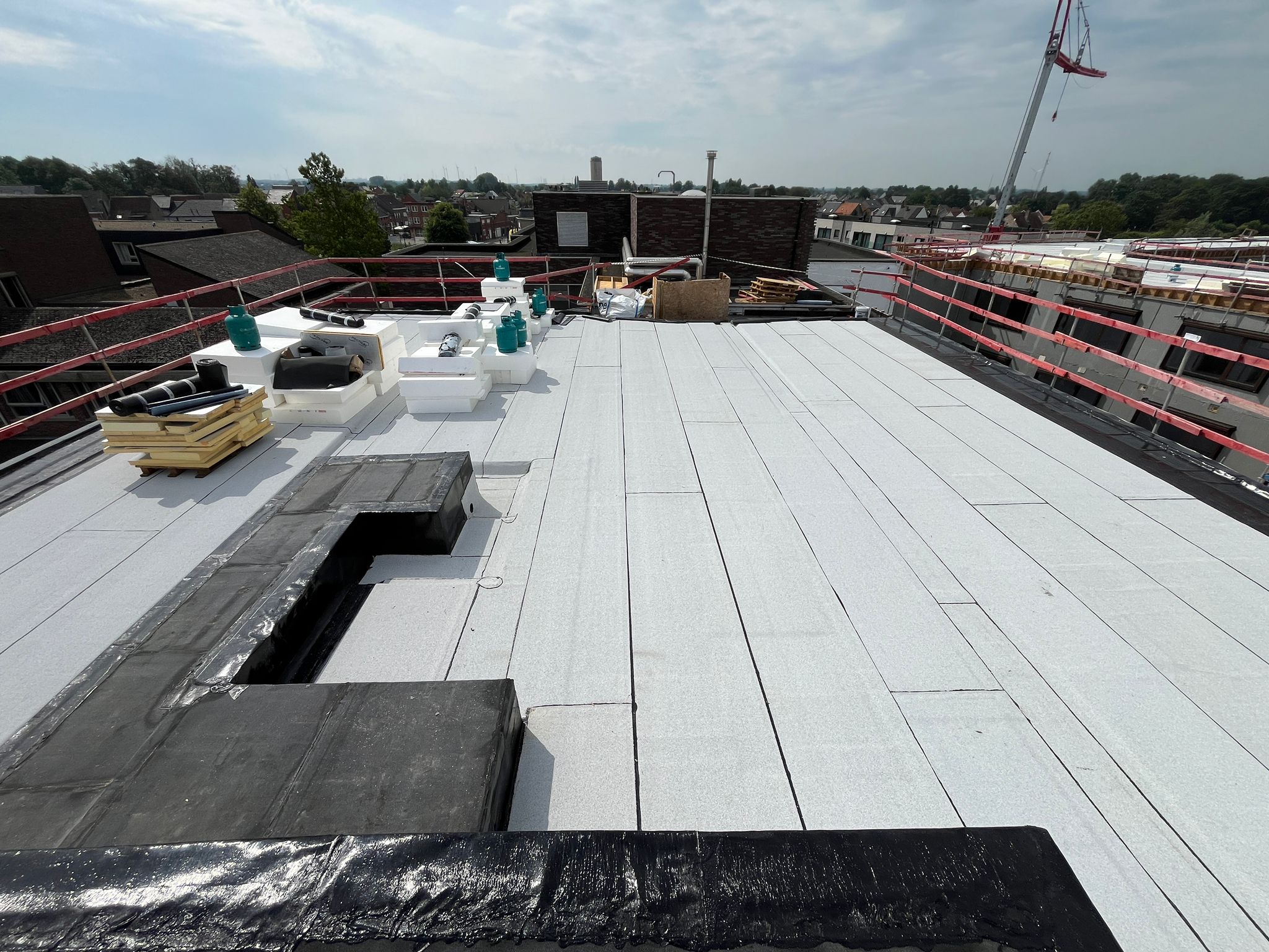 Chantier toiture en cours Smart Protect